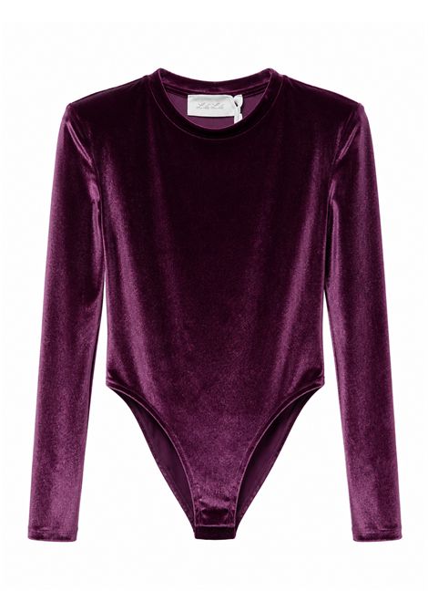 Body in velluto Lù-Lù BY MISS GRANT | LL4689MAGENTA